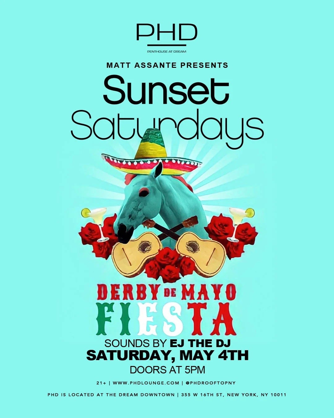 5/4/2024 – Derby De Mayo – PHD Lounge