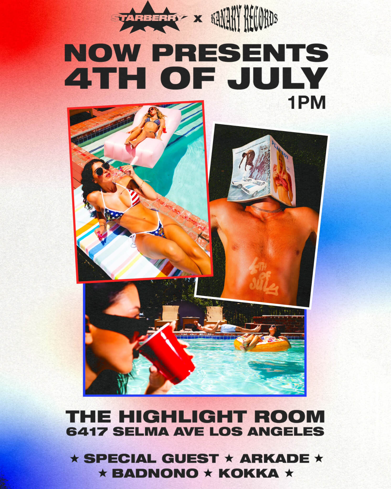 7/4/2024 – Fourth of July Pool Party – The Highlight Room Daylife