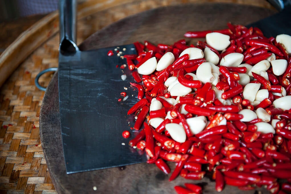 Chili Peppers and Garlic