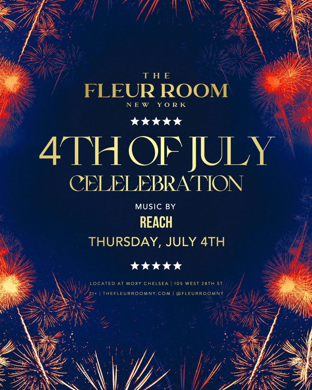7/4/2024 – 4th of July Celebration – The Fleur Room