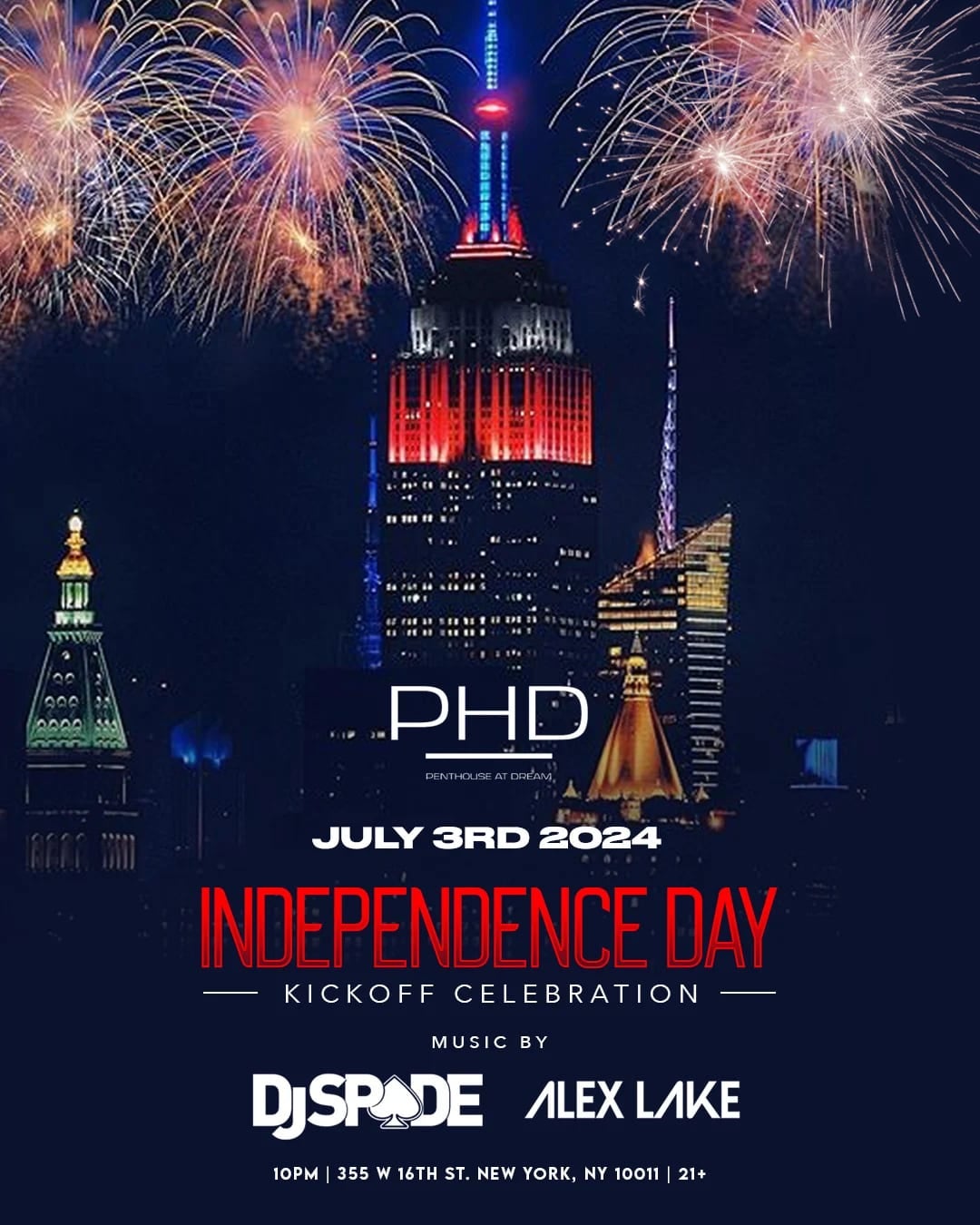 7/3/2024 - Independence Day Kickoff - PHD Lounge - Tao Group Hospitality