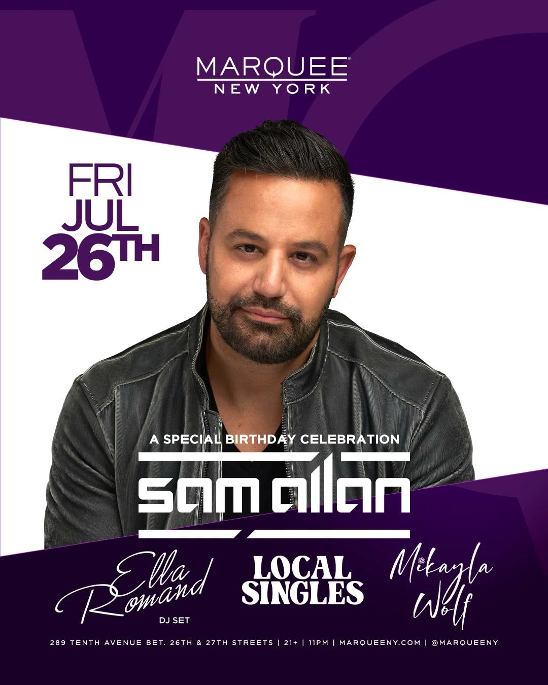 7/26/2024 – Sam Allan Birthday Celebration – Marquee