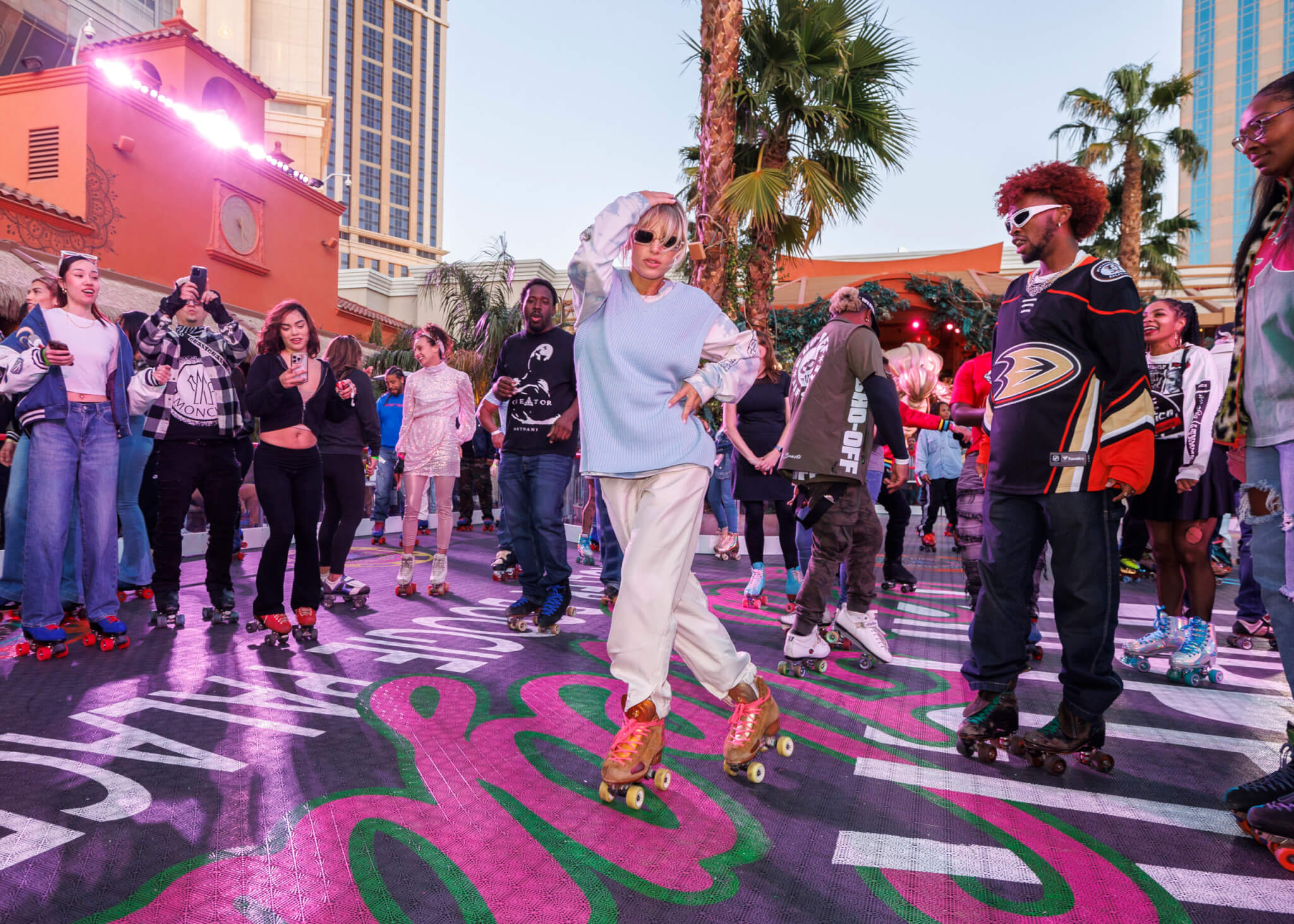 Flippers Roller skating