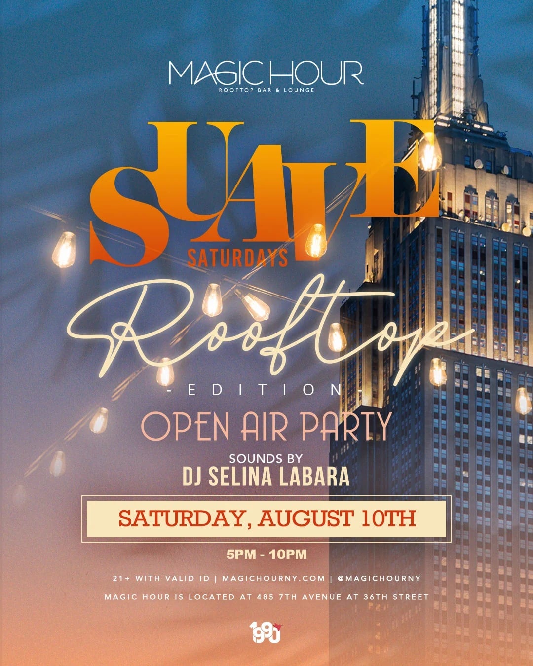 8/10/2024 – Suave Saturdays – Magic Hour Rooftop