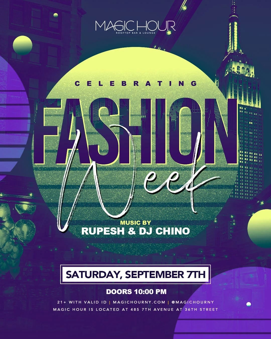 9/7/2024 – Rupesh & DJ Chino – Magic Hour Rooftop