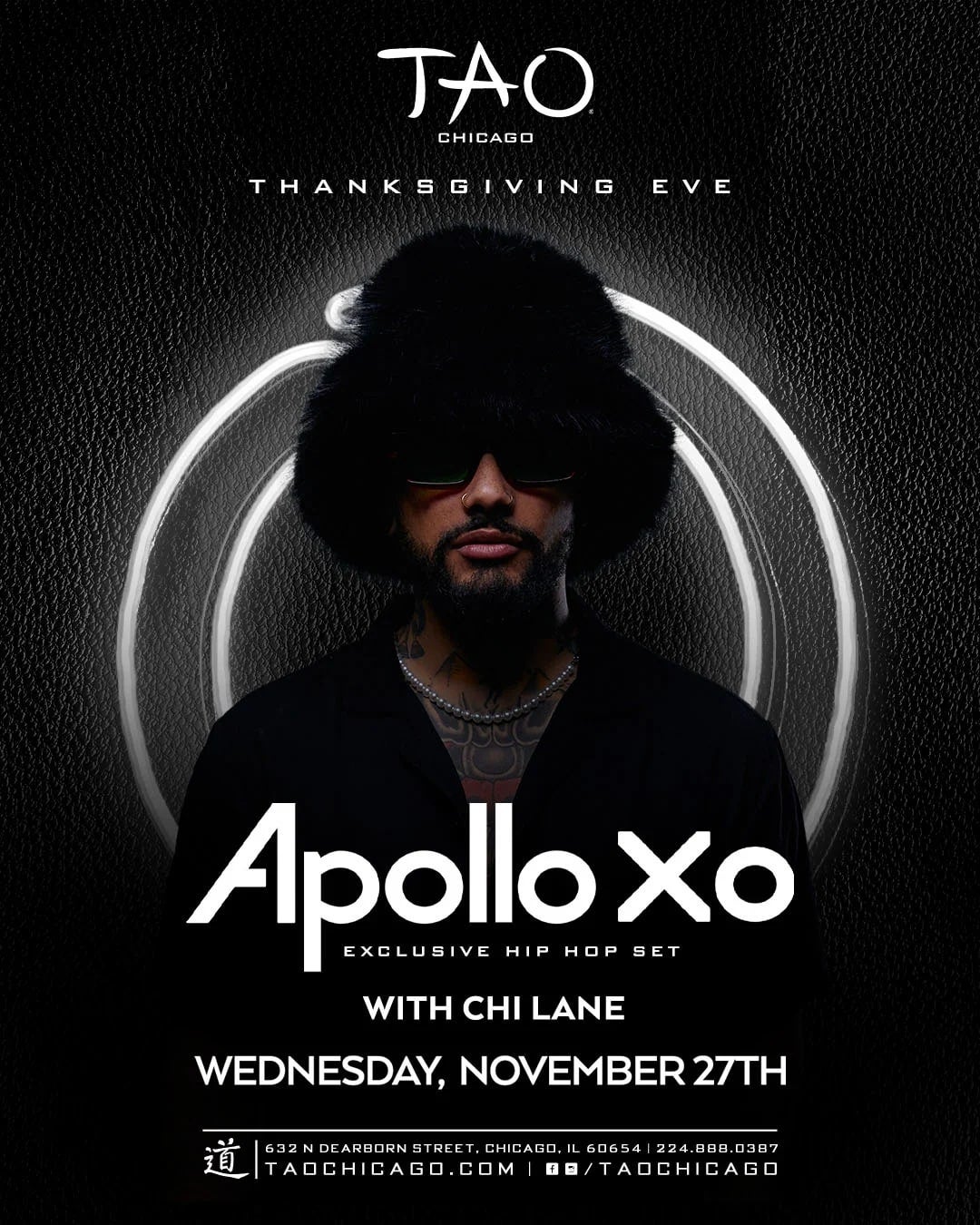 11/27/2024 – Apollo XO: Thanksgiving Eve – TAO Nightclub