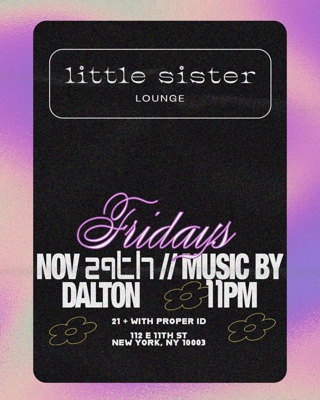 11/29/2024 – Dalton – Little Sister Lounge