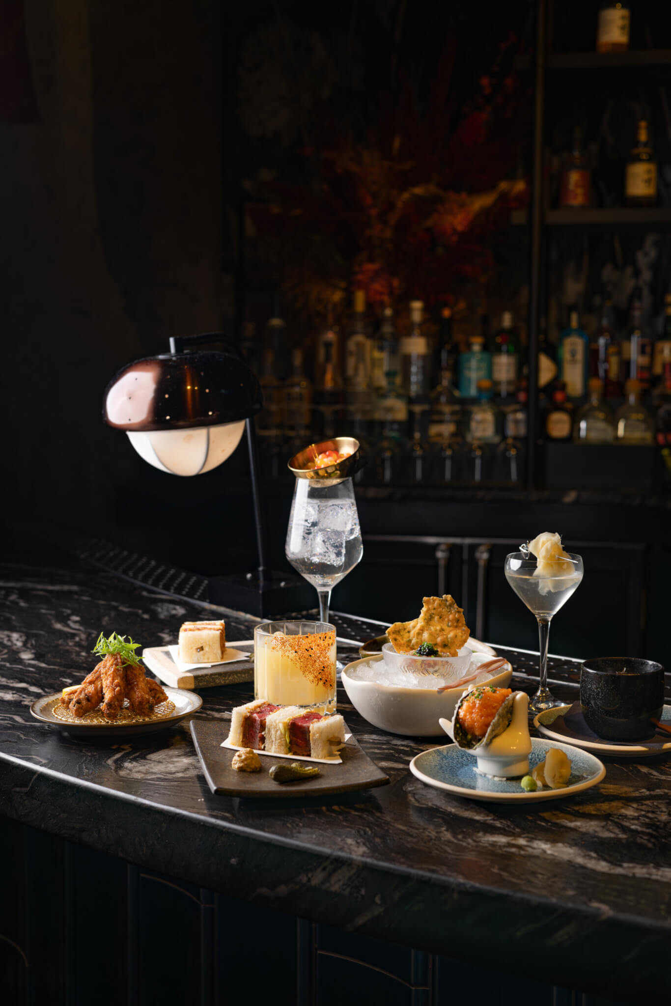 bar food and beverage