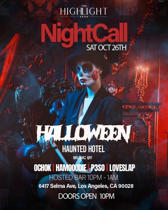 10/26/2024 – Halloween Haunted Hotel – The Highlight Room Nightlife