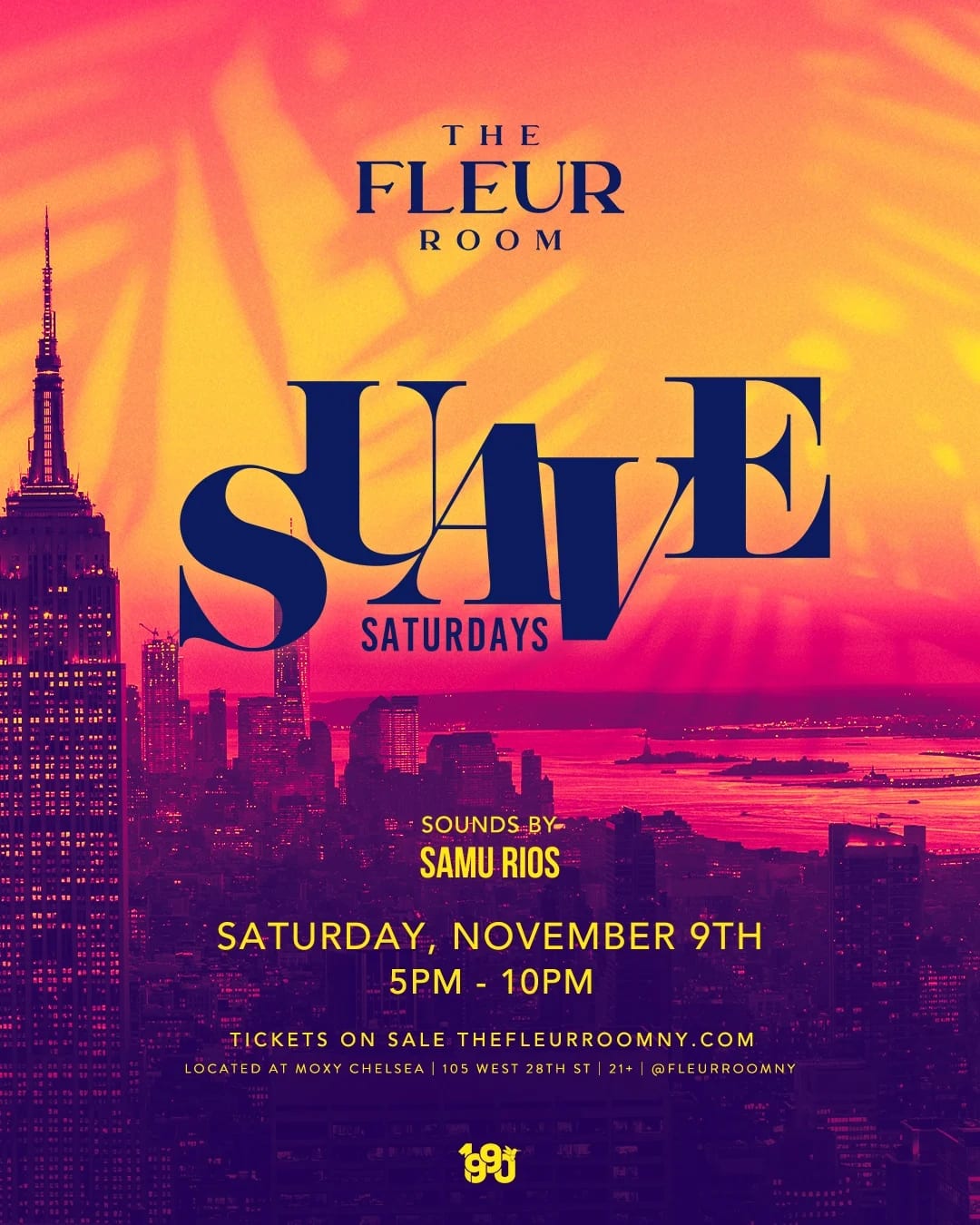 11/9/2024 – Samu Rios – The Fleur Room