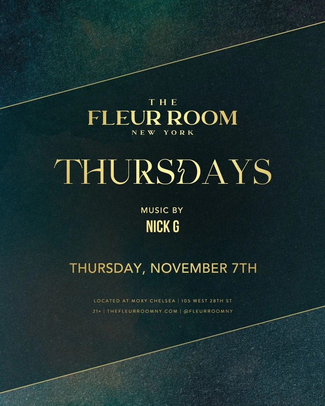 11/7/2024 – Nick G – The Fleur Room