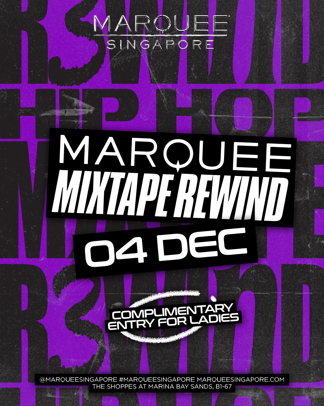 04/12/24 – Mixtape Rewind – Marquee Singapore