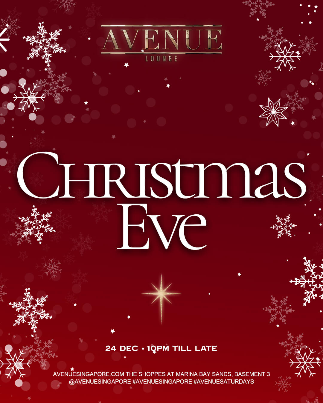 24/12/24 Avenue Christmas Eve – Avenue Singapore