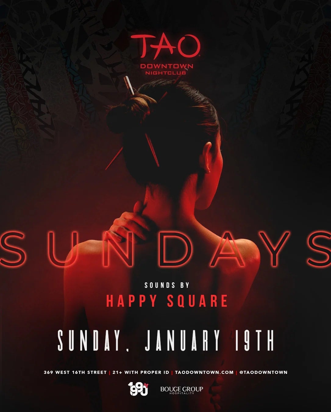 1/19/2025 – Happy Square – TAO Downtown Nightclub