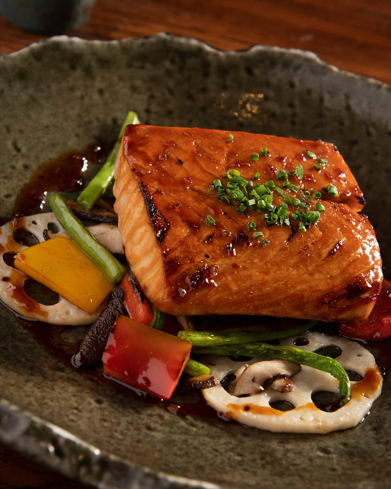 TAO Los Angeles Miso Glazed Salmon