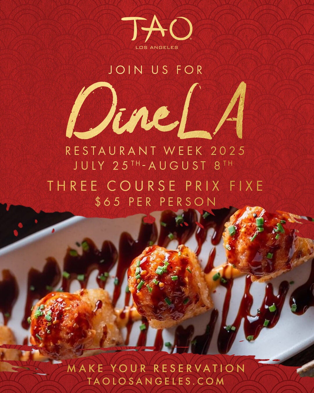 TAO Los Angeles Dine LA Restaurant Week