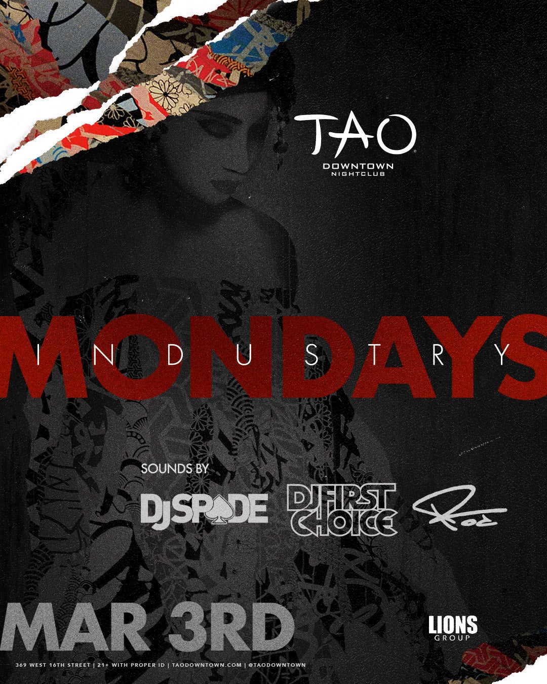 3/3/2025 – Spade / First Choice / Rod – TAO Downtown Nightclub