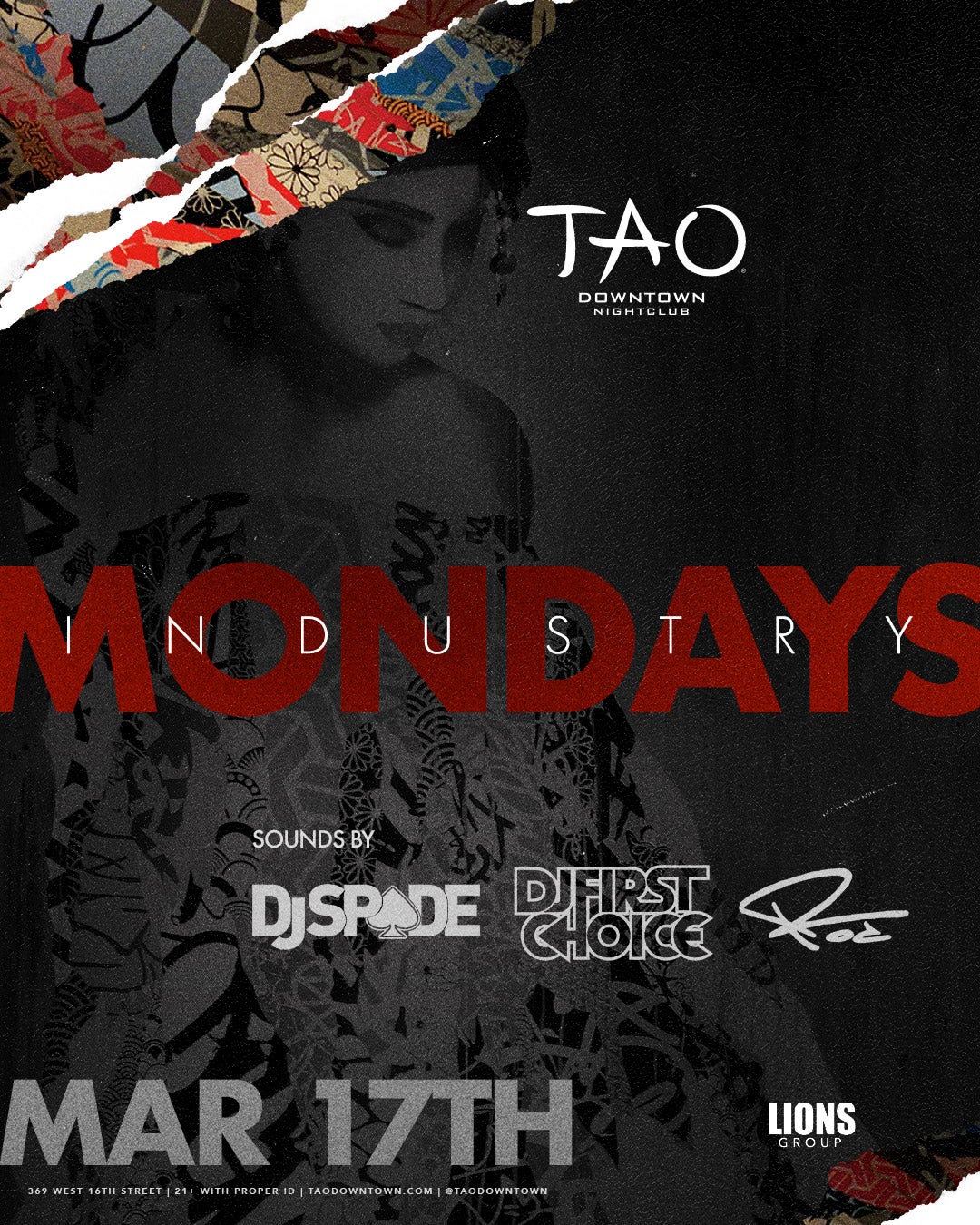3/17/2025 – Spade / First Choice / Rod – TAO Downtown Nightclub