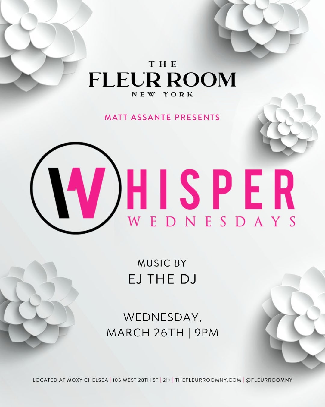 3/26/2025 – EJ The DJ – The Fleur Room