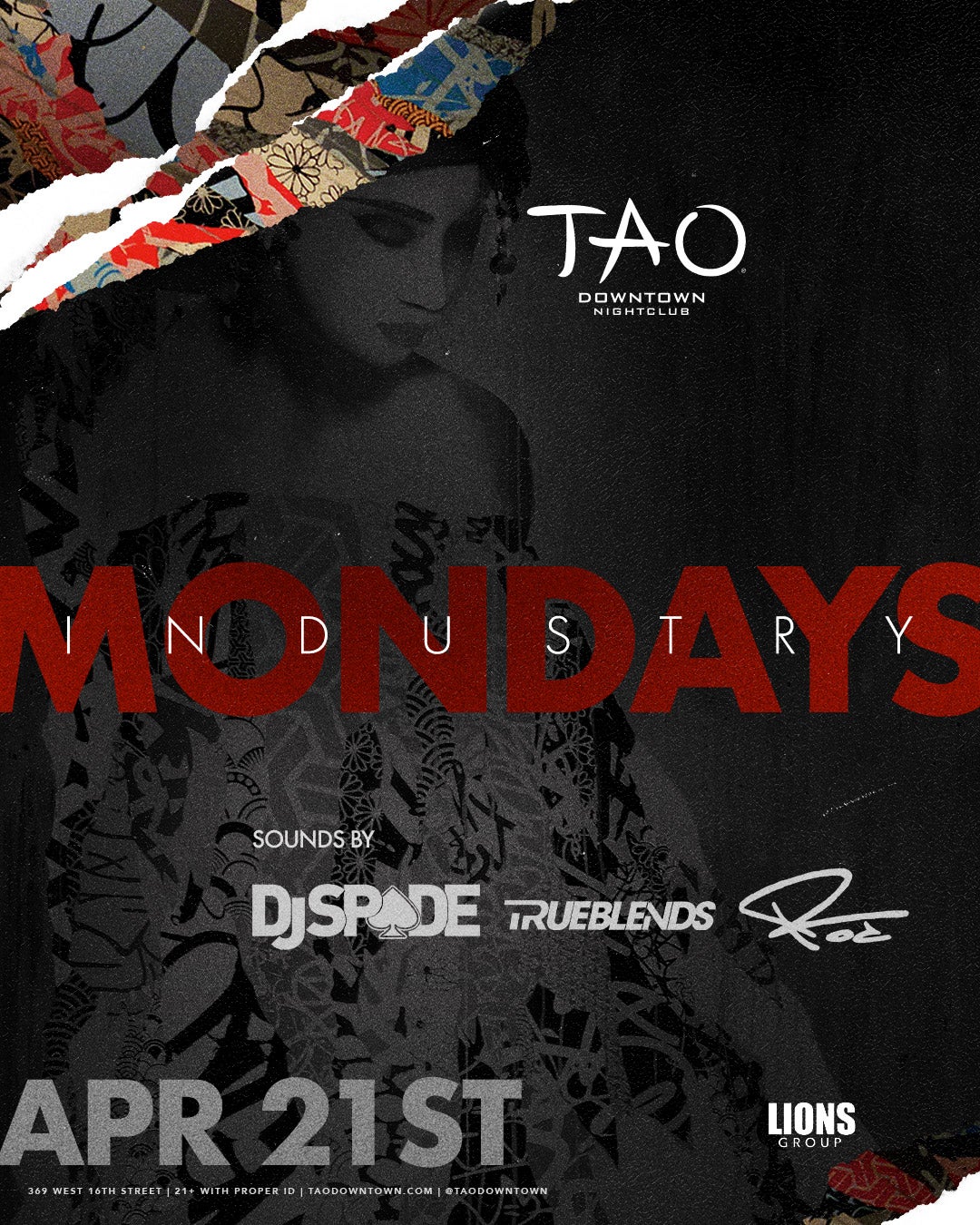 4/21/2025 – Spade / Trueblends / Rod – TAO Downtown Nightclub