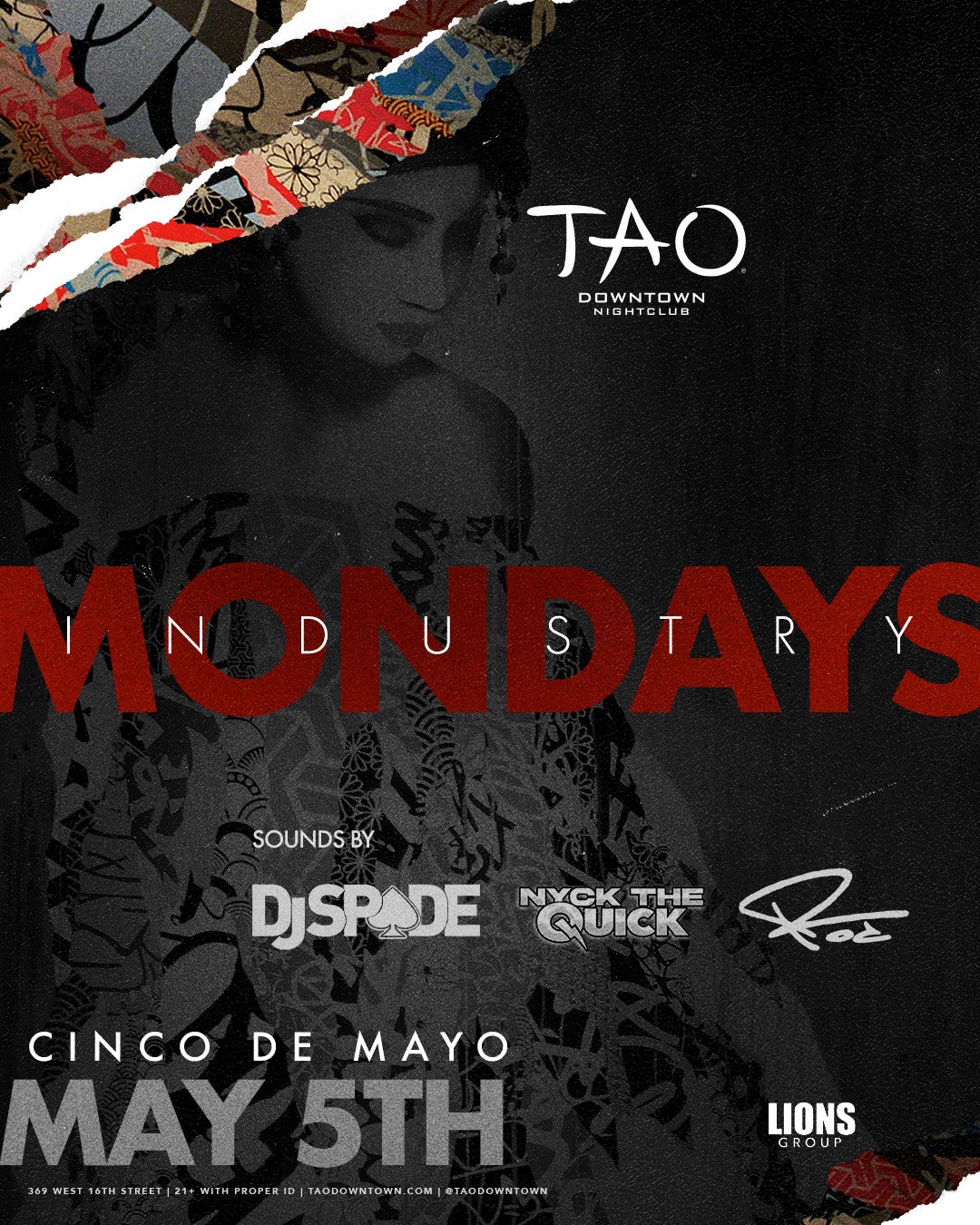 5/5/2025 – Spade / Nyck The Quick / Rod – TAO Downtown Nightclub
