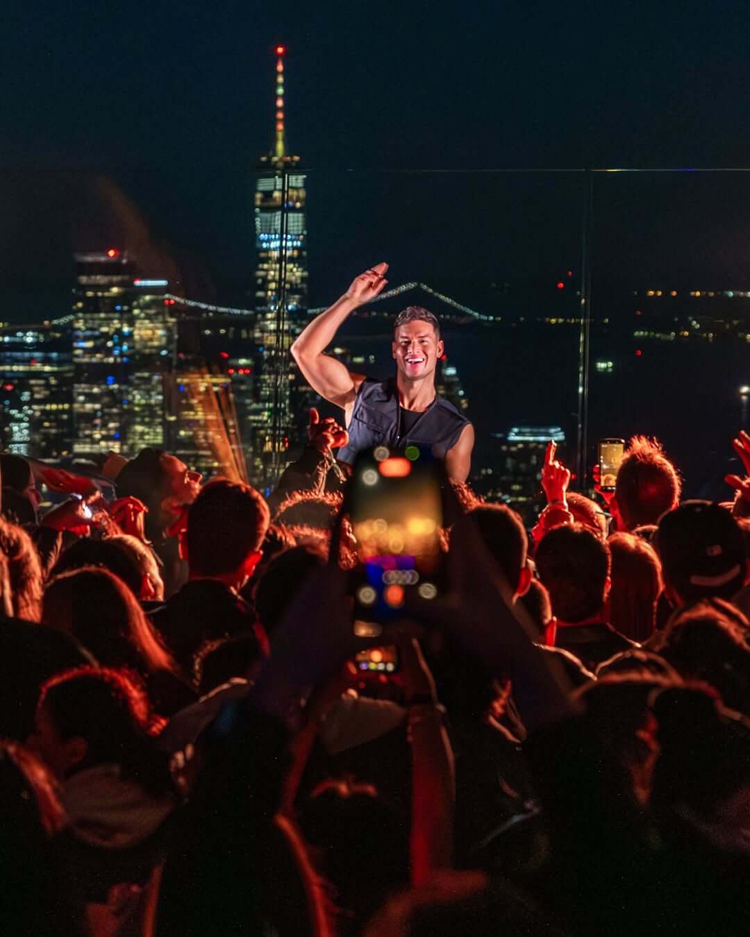 DJ at marquee skydeck