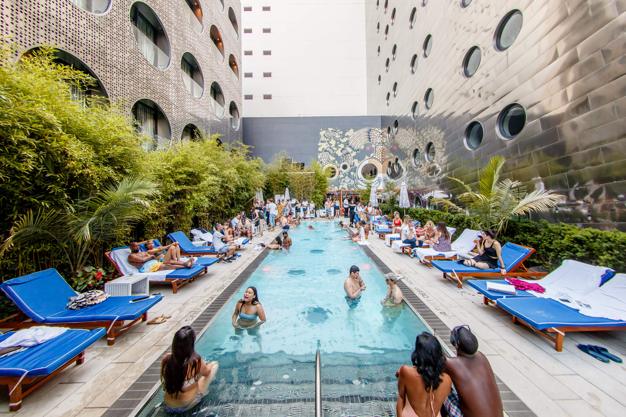 dream beach pool party