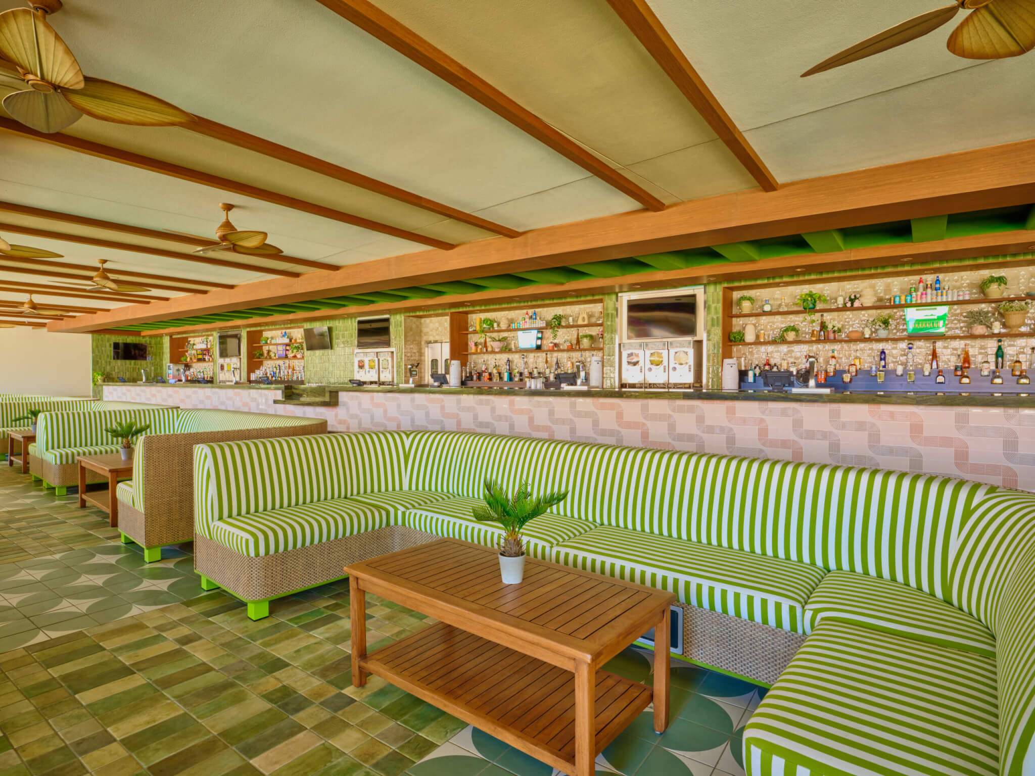Palm Tree Beach Club lounge
