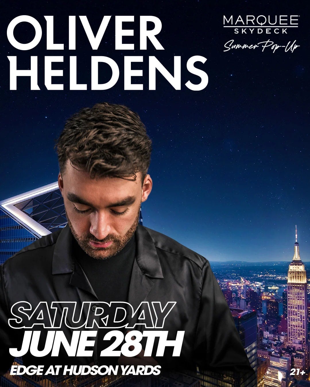 6/28/2025 – Oliver Heldens – Marquee Skydeck Summer Pop-Up