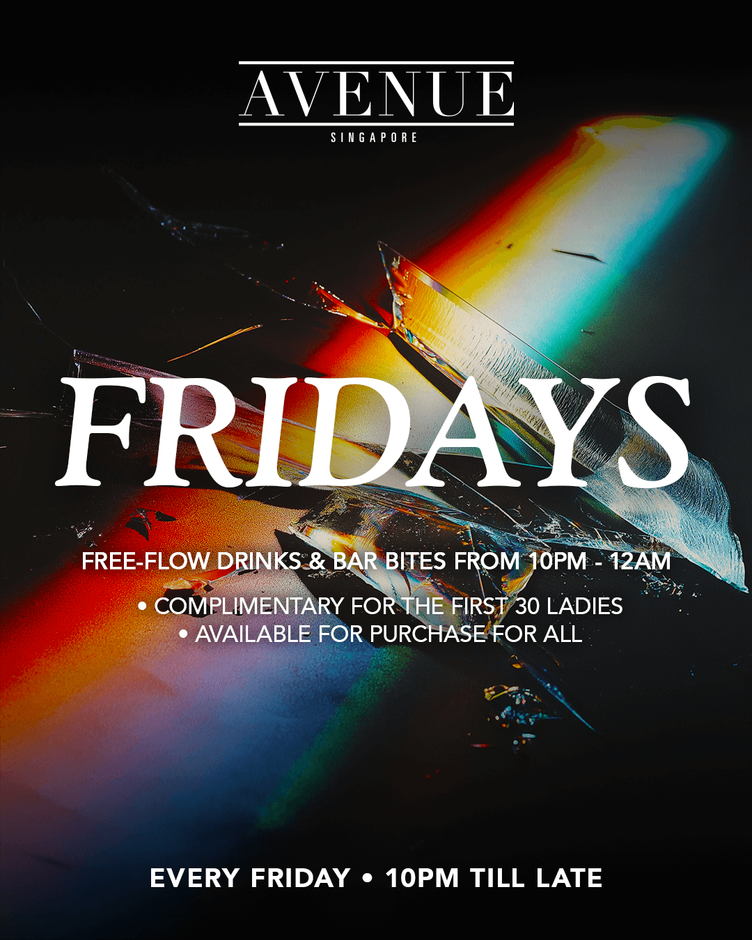 18/07/25 Avenue Fridays – Avenue Singapore