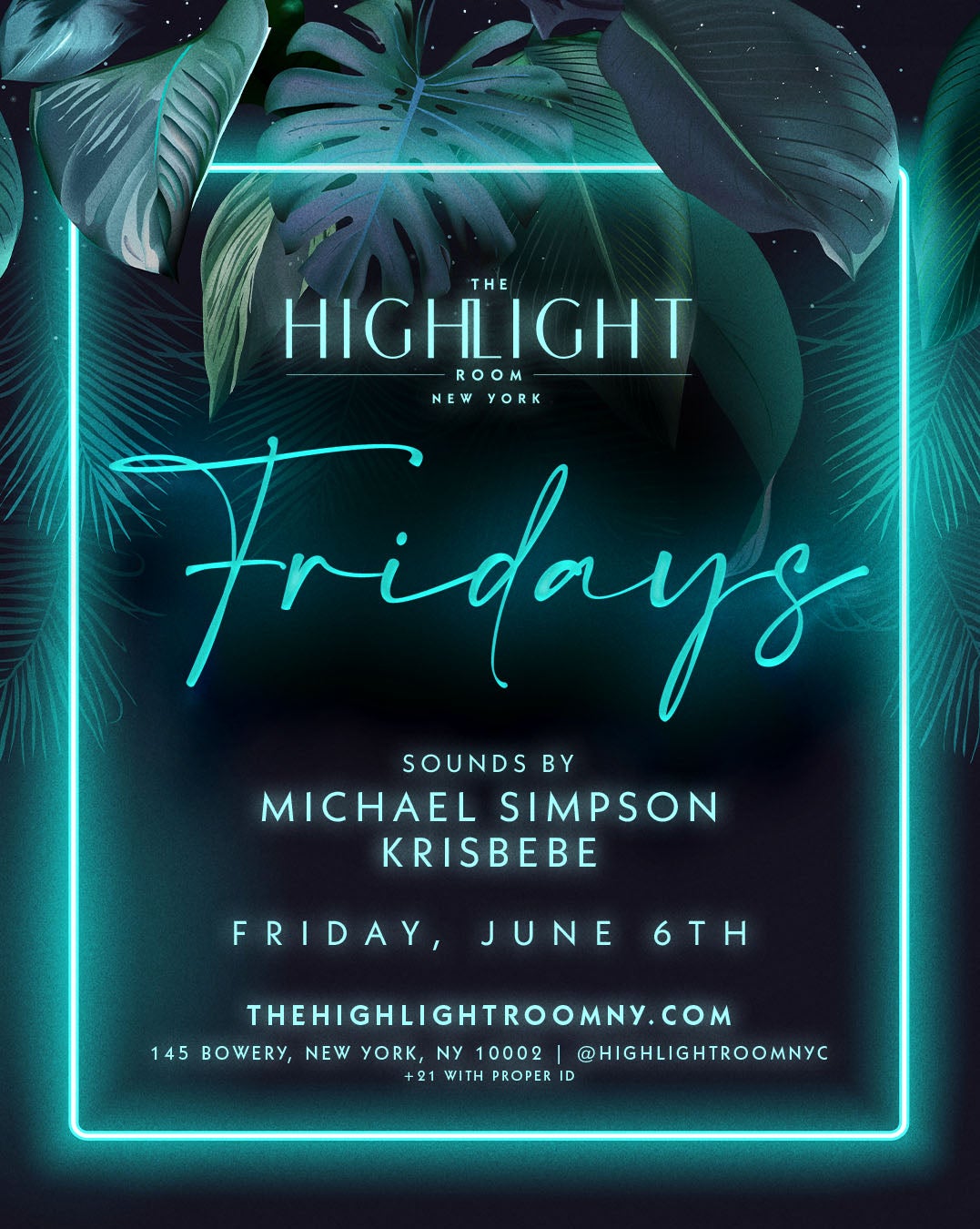 6/6/2025 – Michael Simpson | Krisbebe – The Highlight Room