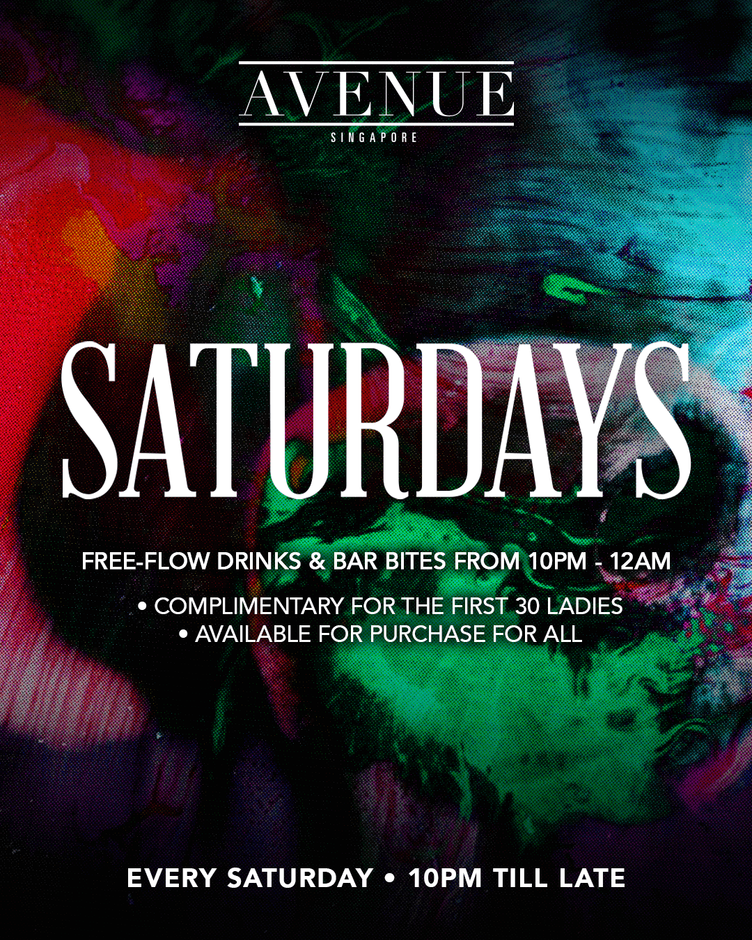7/06/25 Avenue Saturdays – Avenue Singapore
