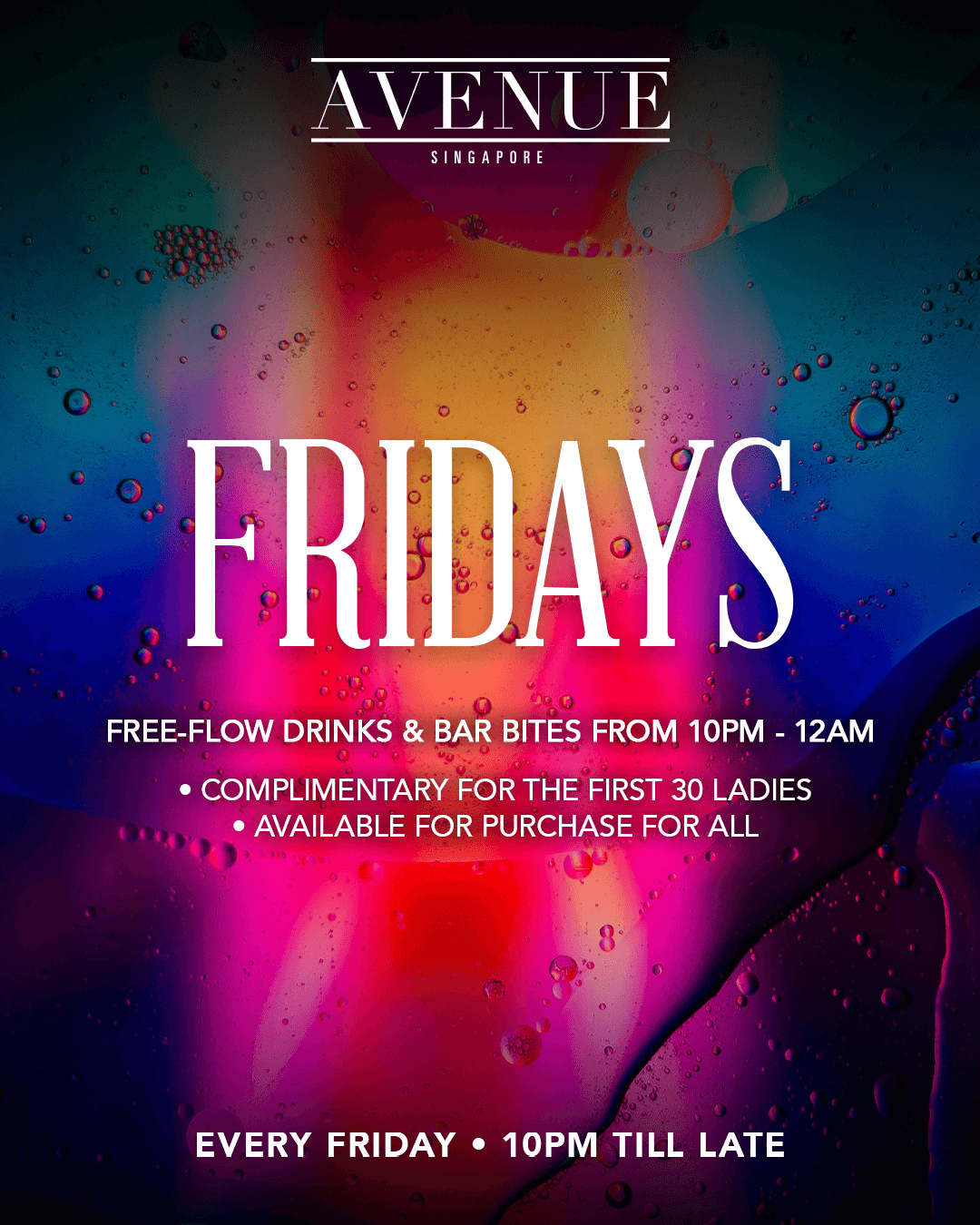 27/06/25 Avenue Fridays – Avenue Singapore