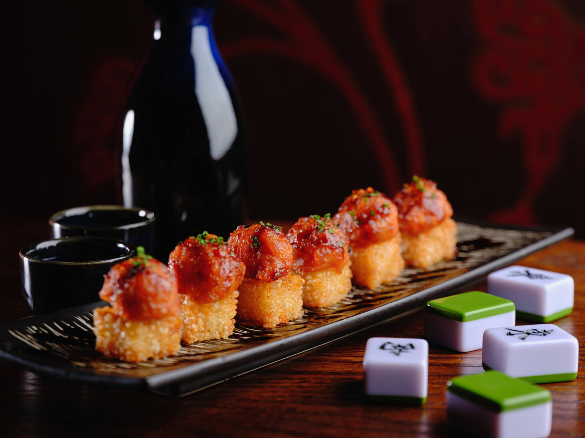 TAO Asian Bistro tuna on crispy rice