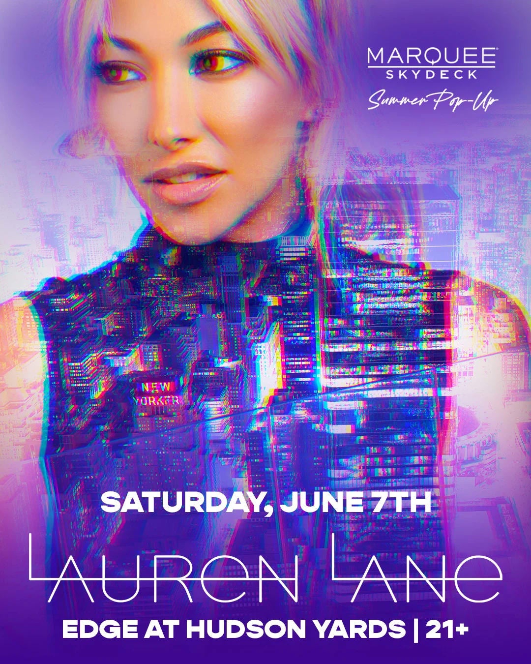 6/7/2025 – Lauren Lane – Marquee Skydeck Summer Pop-Up