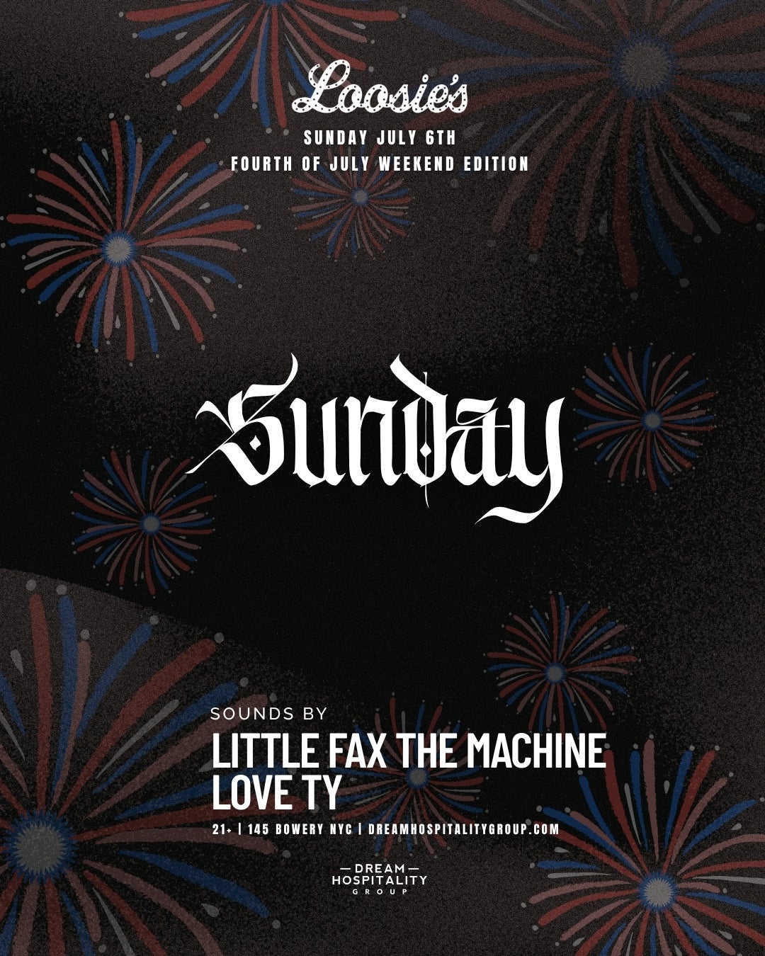 7/6/2025 – Little Fax The Machine |  Love Ty – Loosie’s Nightclub