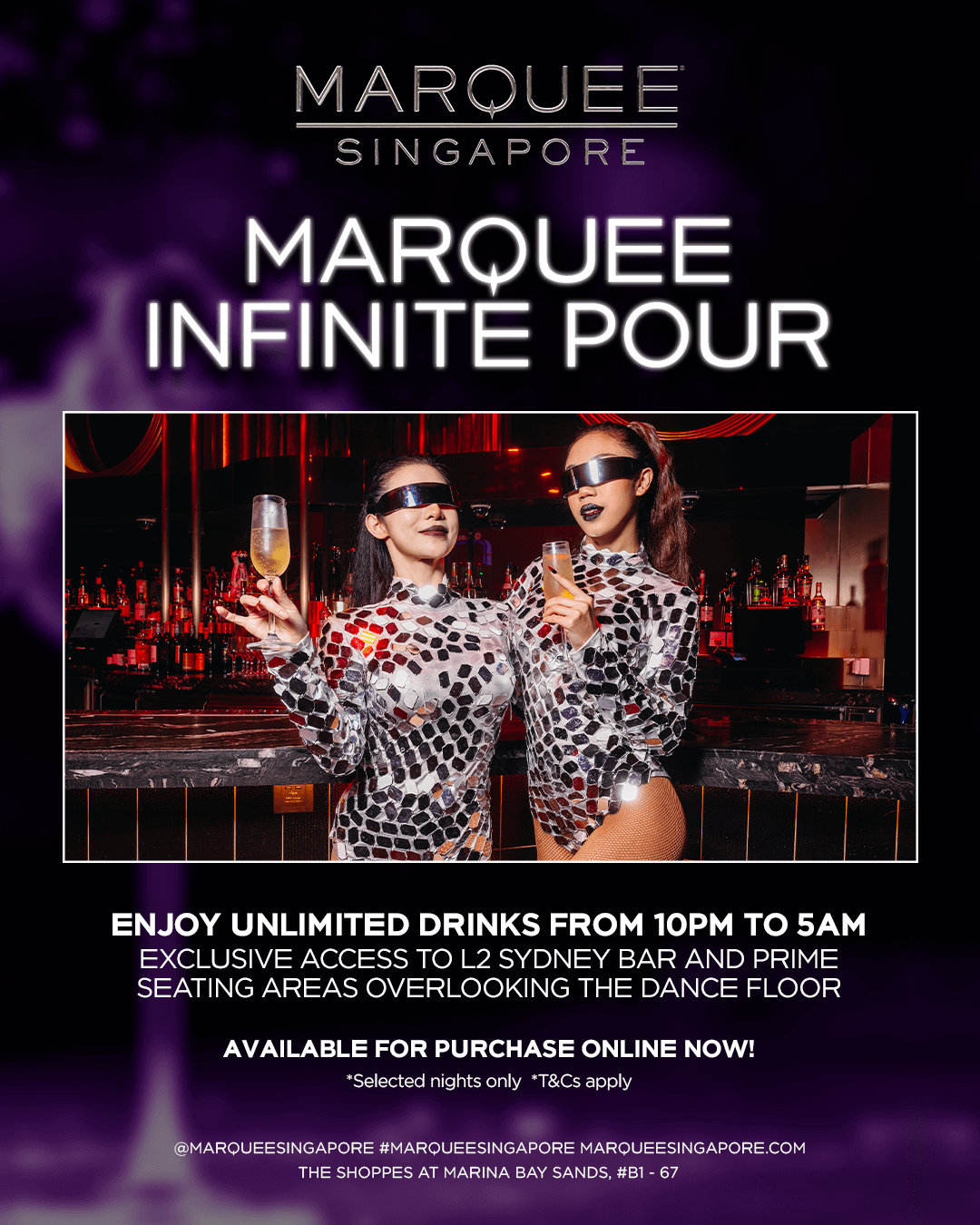 infinite pour
