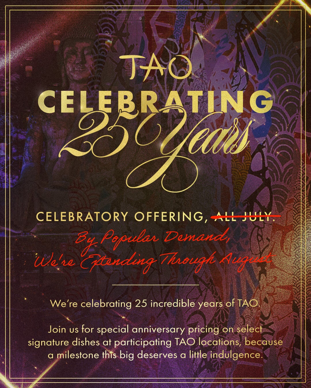 tao anniversary