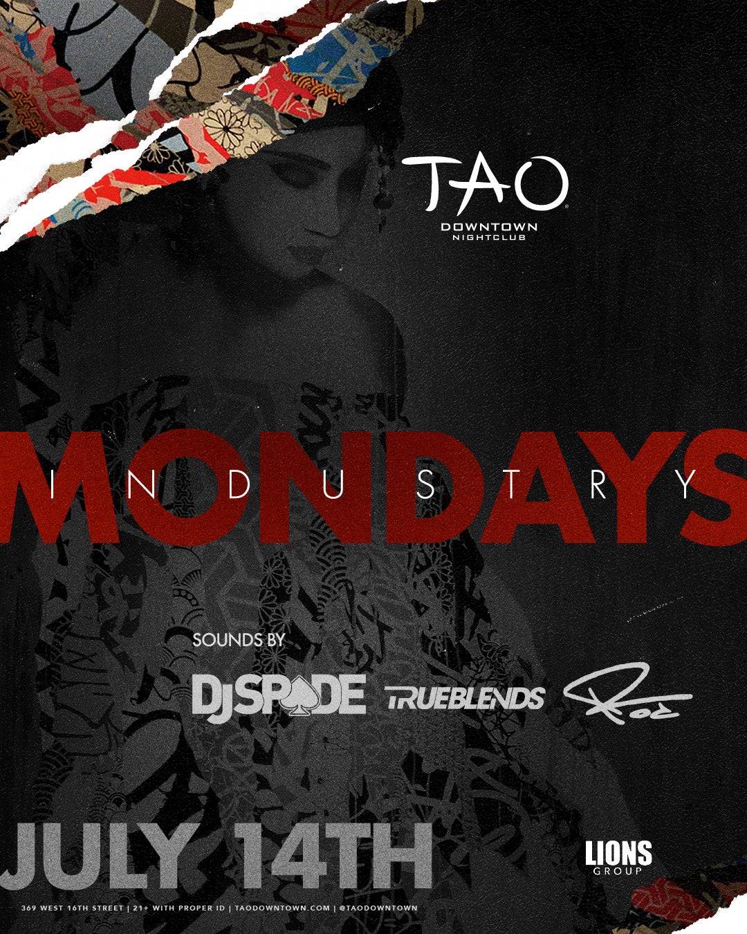 7/14/2025 – Spade / Trueblends / Rod – TAO Downtown Nightclub