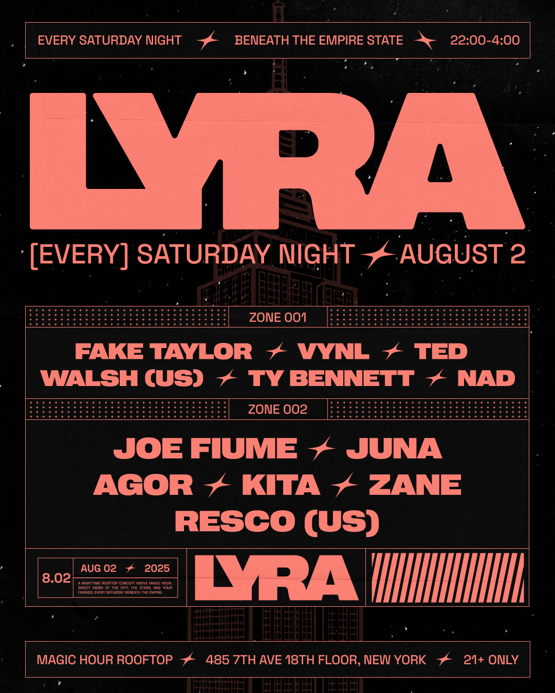 8/2/2025 – Lyra Rooftop Party – Magic Hour Rooftop