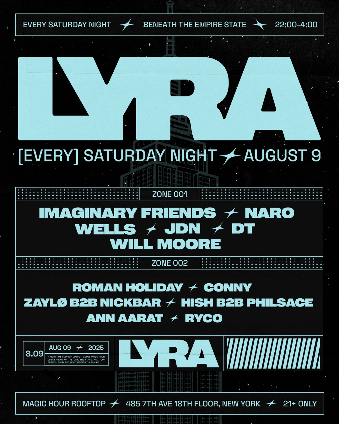 8/9/2025 – Lyra Rooftop Party – Magic Hour Rooftop