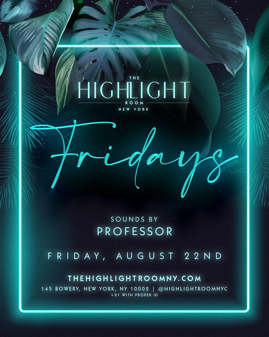 8/22/2025 – Professor  – The Highlight Room