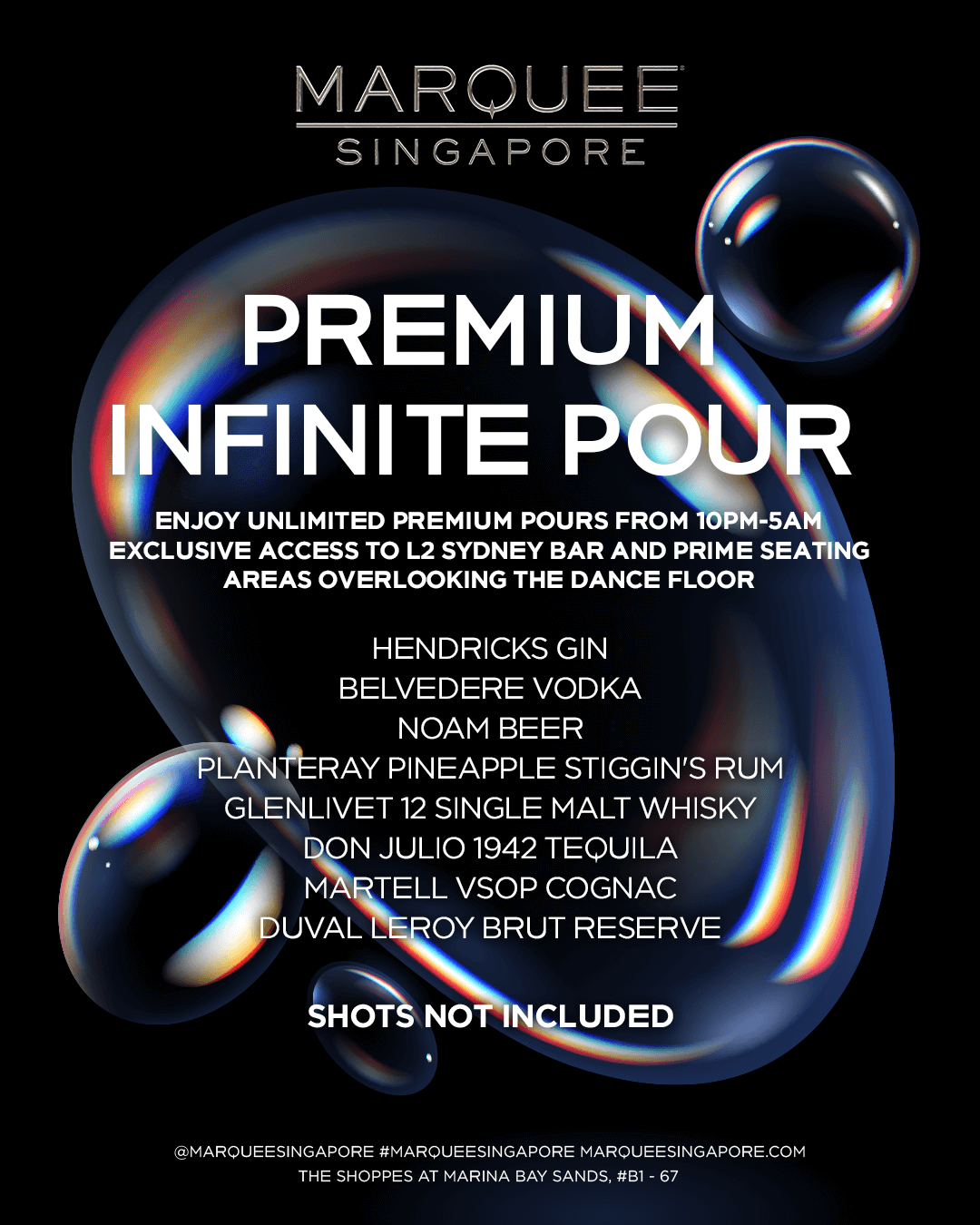 infinite pour
