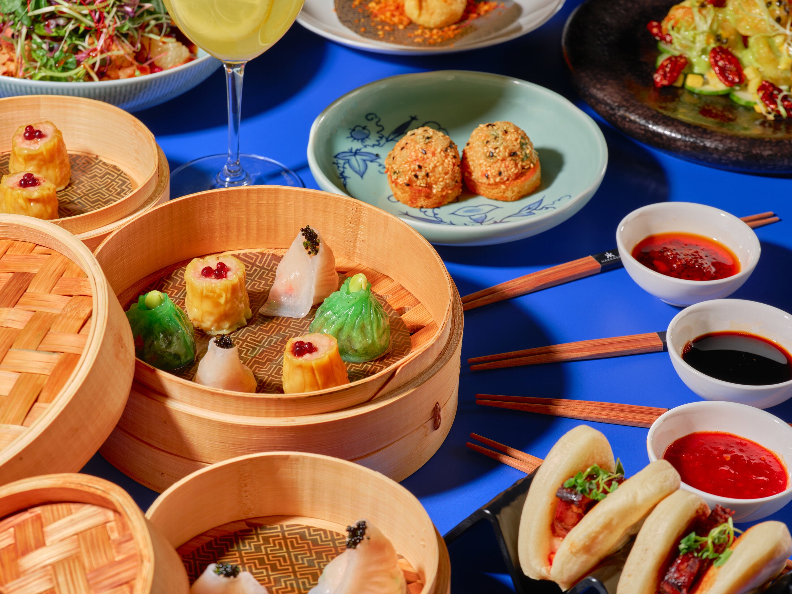 Endless Dim Sum Brunch Table