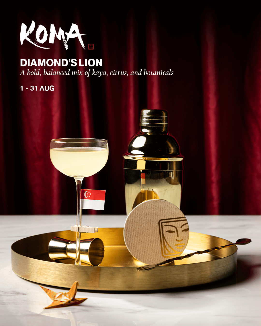 diamonds lion cocktail