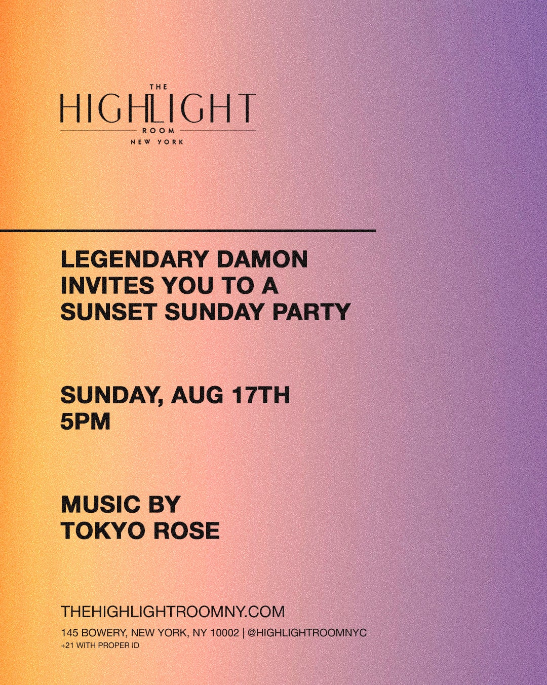 Artist Image - Sunset Sunday