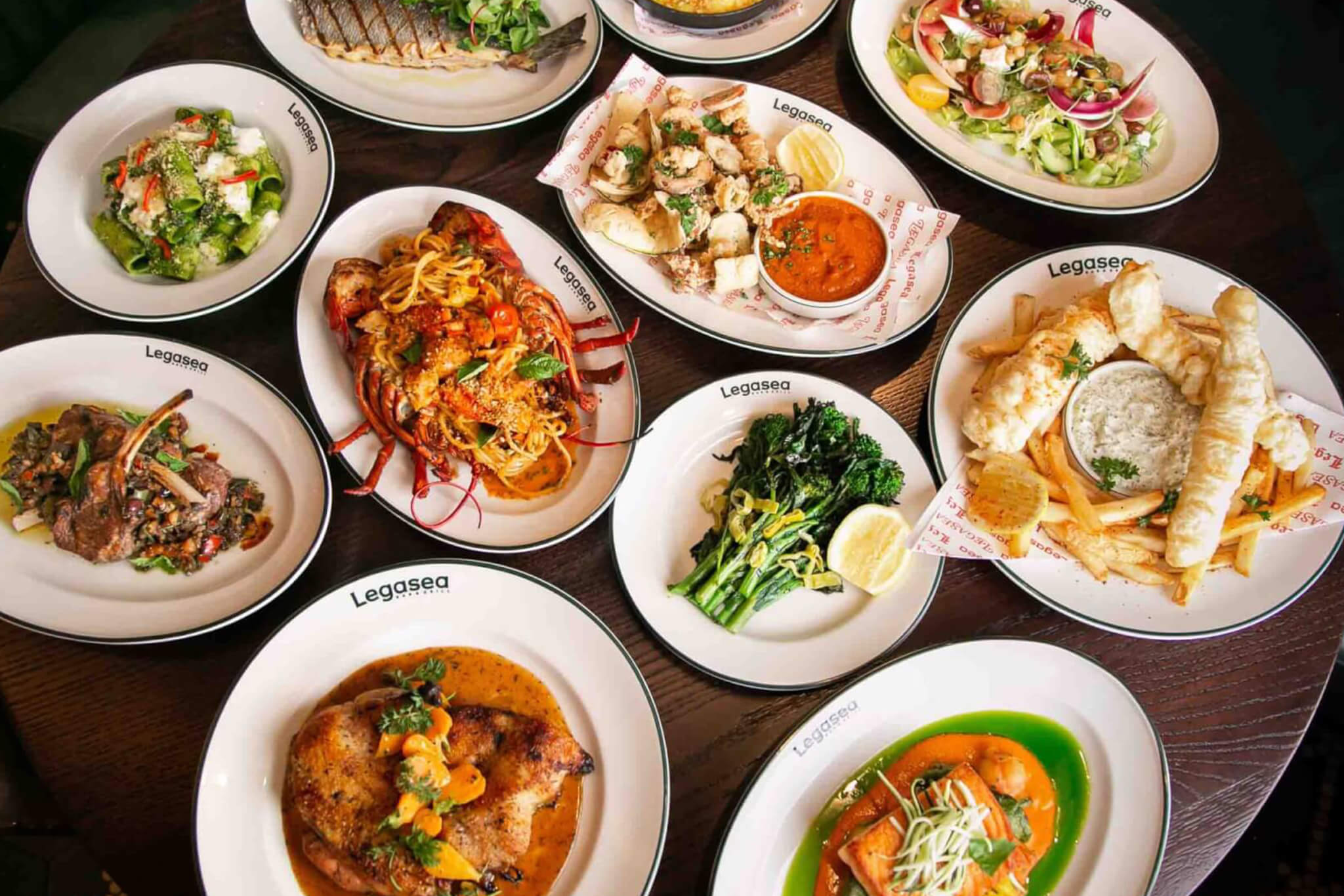 dinner dishes from Legasea