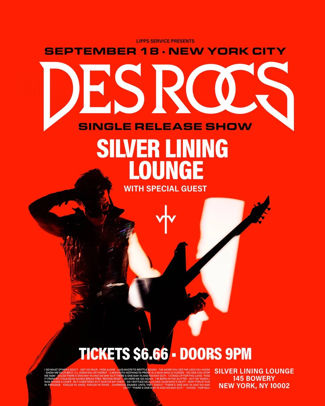 9/18/2025 – Des Rocs Single Release Show – Silver Lining Lounge