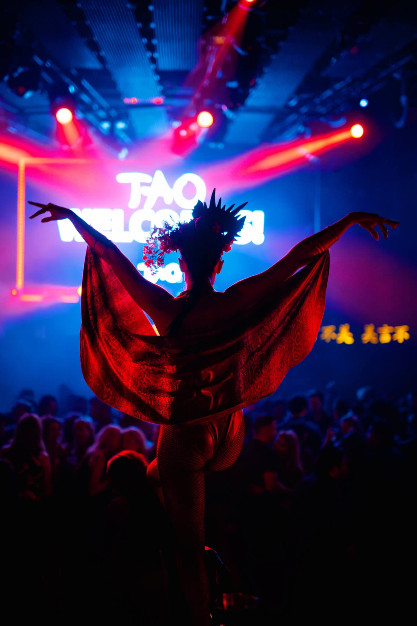 dancer at TAO Nightclub