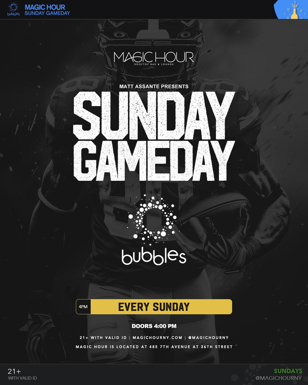 12/21/2025 – Sunday Bubbles – Magic Hour Rooftop